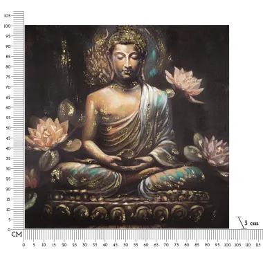 Malowanie na Płótnie Budda -A- 100X3X100 cm